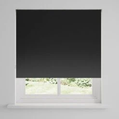 Satin Blackout Roller Blind -Curtain Series 30894029 alt02