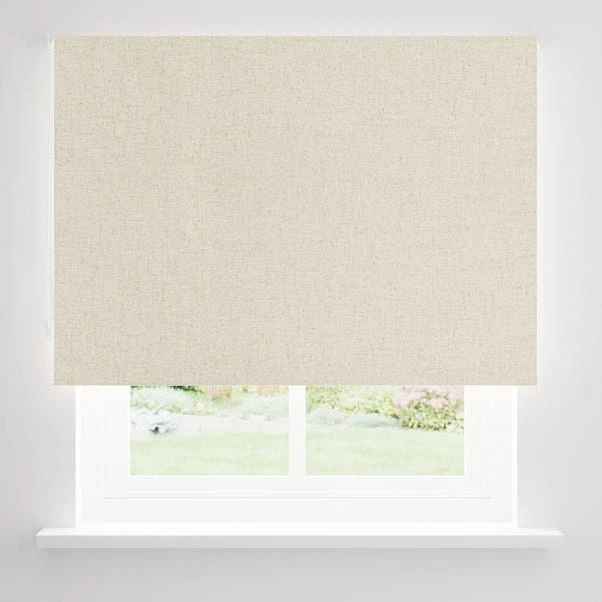 Linen Mix Blackout Roller Blind 6 Linen Mix Blackout Roller Blind - Image 4