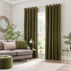 Milford Stripe Eyelet Curtains -Curtain Series 30894812 alt01