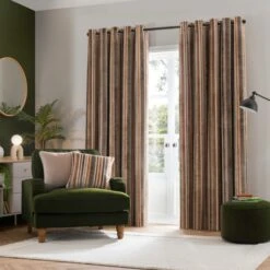 Aliyah Stripe Eyelet Curtains 41 Aliyah Stripe Eyelet Curtains -Curtain Series 30895286 alt01