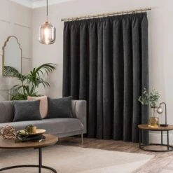 Genoa Chenille Blackout Pencil Pleat Curtains 31 Genoa Chenille Blackout Pencil Pleat Curtains -Curtain Series 30895490 alt04