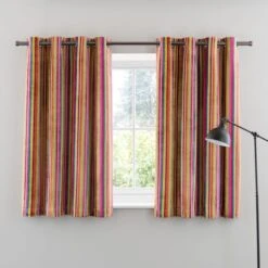 Aliyah Stripe Eyelet Curtains 32 Aliyah Stripe Eyelet Curtains -Curtain Series 30895504 alt05