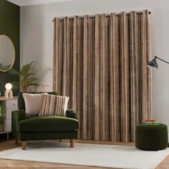 Aliyah Stripe Eyelet Curtains 25 Aliyah Stripe Eyelet Curtains -Curtain Series 30895555 alt04
