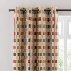 Pelosa Cut Velvet Eyelet Curtains -Curtain Series 30896929