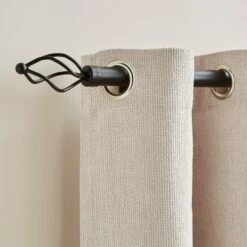 Caged Ball Fixed Metal Eyelet Curtain Pole -Curtain Series 30897800 alt03