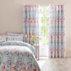 Daisy Meadow Blackout Eyelet Curtains -Curtain Series 30897853 alt01