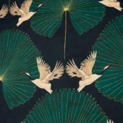 Luxe Crane Velour Blackout Roman Blinds -Curtain Series 30899401 alt01