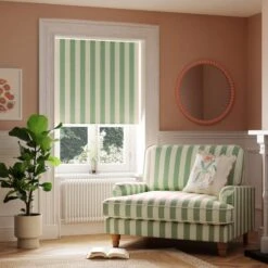 Beatrice Stripe Blackout Roller Blind -Curtain Series 30899459