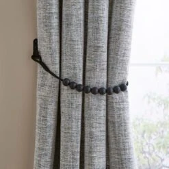 Half Wooden Beads Tieback -Curtain Series 30901325