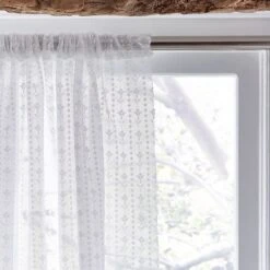 Ditsy Stripe Slot Top Voile -Curtain Series 30901936