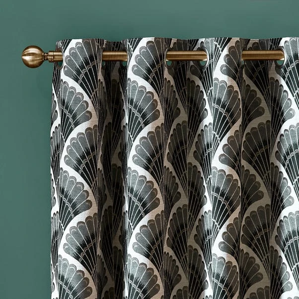 Fan Jacquard Eyelet Curtains 10 Fan Jacquard Eyelet Curtains - Image 8