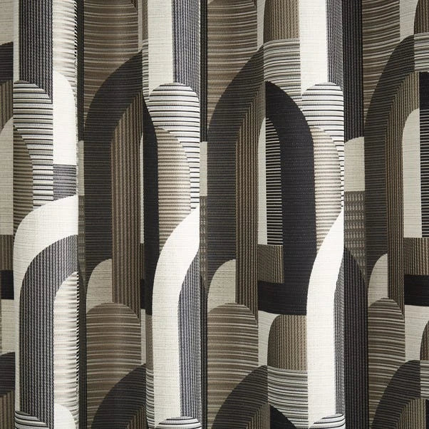 Alvin Geometric Jacquard Eyelet Curtains 20 Alvin Geometric Jacquard Eyelet Curtains - Image 18