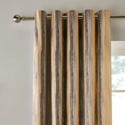Watercolour Stripe Eyelet Curtains -Curtain Series 30902514