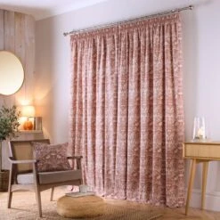 Freya Floral Pencil Pleat Curtains -Curtain Series 30903411 alt04