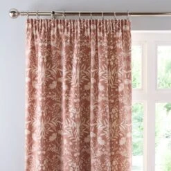 Freya Floral Pencil Pleat Curtains -Curtain Series 30903432