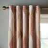 Patchwork Print Eyelet Curtains -Curtain Series 30903854