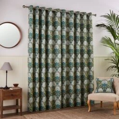 Loretta Floral Eyelet Curtains -Curtain Series 30903870 alt04