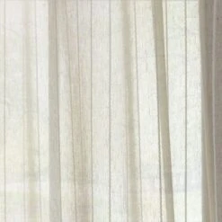 Lucia Stripe Natural Slot Top Voile Pair 22 Lucia Stripe Natural Slot Top Voile Pair -Curtain Series 30904040 alt02