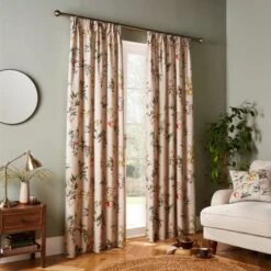 Botanical Orchard Pencil Pleat Curtains -Curtain Series 30904044 alt01