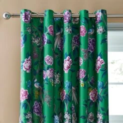 Milanna Blooms Eyelet Curtains -Curtain Series 30904193