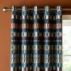 Oden Geometric Eyelet Curtains -Curtain Series 30904201