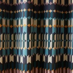 Oden Geometric Eyelet Curtains -Curtain Series 30904201 alt02