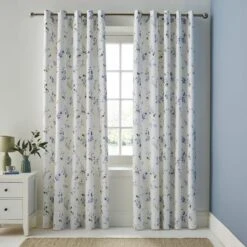 Nola Floral Eyelet Curtains -Curtain Series 30904304 alt01