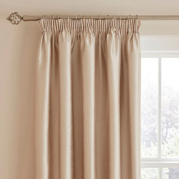 Novanna Faux Silk Blackout Pencil Pleat Curtains 13 Novanna Faux Silk Blackout Pencil Pleat Curtains - Image 11
