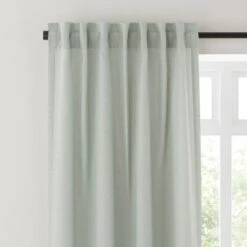 Touch Of Linen Unlined Tab Top Curtains -Curtain Series 30914030