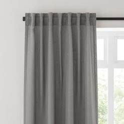 Touch Of Linen Unlined Tab Top Curtains -Curtain Series 30915071