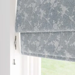 Floral Herringbone Thermal Roman Blind -Curtain Series 30919416 alt04