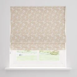 Floral Herringbone Thermal Roman Blind -Curtain Series 30919418 alt02