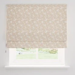 Floral Herringbone Thermal Roman Blind -Curtain Series 30919425 alt03