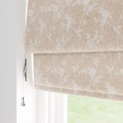 Floral Herringbone Thermal Roman Blind -Curtain Series 30919431 alt04