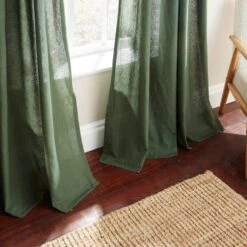 Cotton Linen Slot Top Voile Curtains -Curtain Series 30922033 alt03