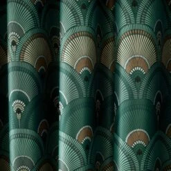 Pierre Fan Emerald Blackout Eyelet Curtains -Curtain Series 30923863 alt02