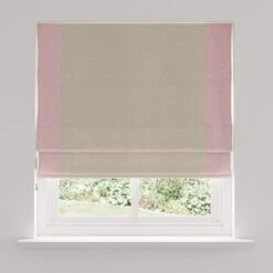 Luna Bordered Blackout Roman Blind 33 Luna Bordered Blackout Roman Blind -Curtain Series 30925011 alt02