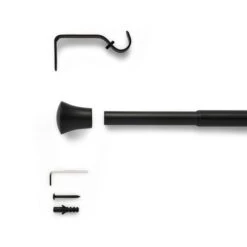 Trumpet Extendable Metal Curtain Pole -Curtain Series 30928147 alt02