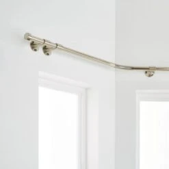 Trinity Metal Eyelet Bay Curtain Pole -Curtain Series 30928348