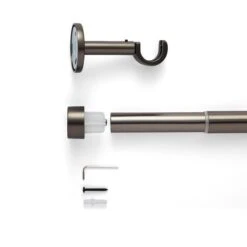 Trinity Extendable Metal Eyelet Curtain Pole -Curtain Series 30928368 alt02