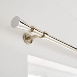 Flute Extendable Metal Eyelet Curtain Pole -Curtain Series 30928372