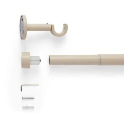 Trinity Extendable Metal Eyelet Curtain Pole -Curtain Series 30928375 alt02