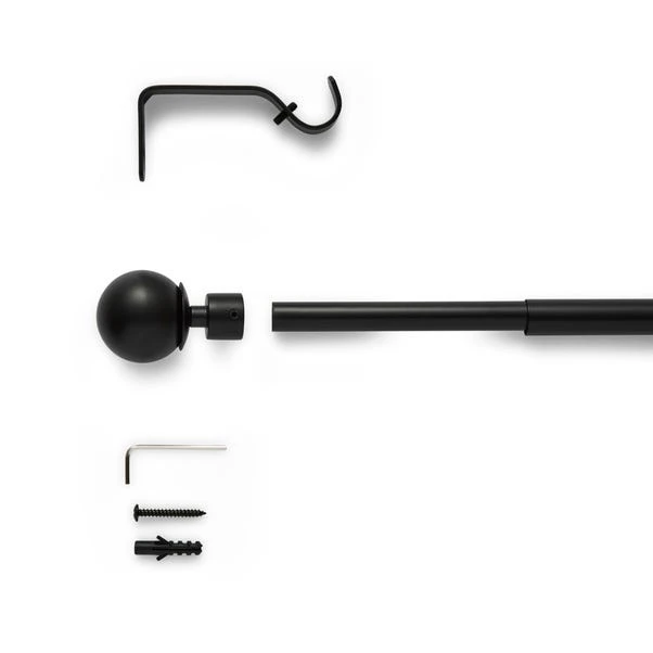 Globe Extendable Metal Eyelet Curtain Pole 17 Globe Extendable Metal Eyelet Curtain Pole - Image 15