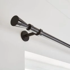 Flute Extendable Metal Eyelet Curtain Pole -Curtain Series 30928628