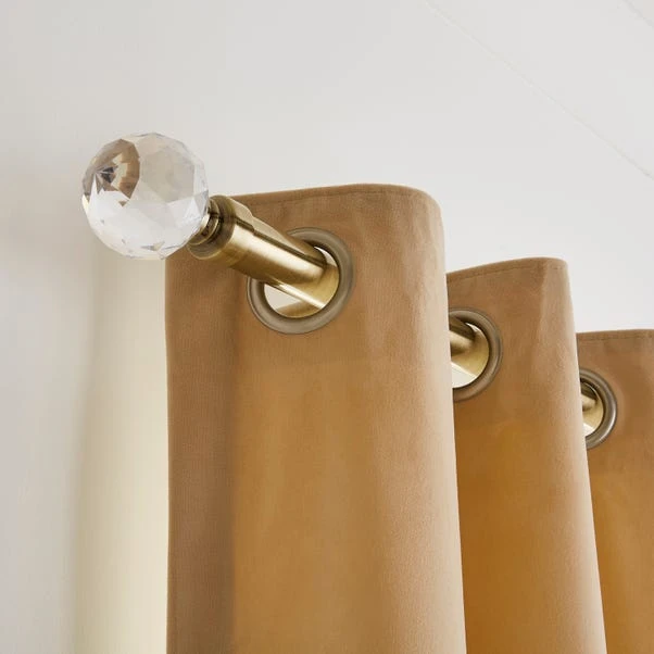 Faceted Ball Extendable Metal Eyelet Curtain Pole 16 Faceted Ball Extendable Metal Eyelet Curtain Pole - Image 14