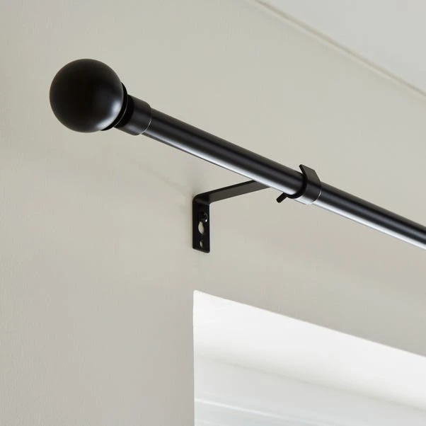 Globe Extendable Metal Eyelet Curtain Pole 5 Globe Extendable Metal Eyelet Curtain Pole - Image 3