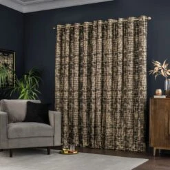 Romano Velour Eyelet Curtains -Curtain Series 30930102 alt04