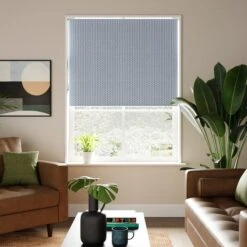 Aven Navy Blackout Roller Blind -Curtain Series 30930482