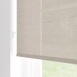 Semi Sheer Herringbone Roller Blind -Curtain Series 30930526 alt04