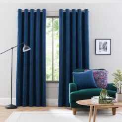 Genoa Chenille Blackout Eyelet Curtains -Curtain Series 30930793 alt01